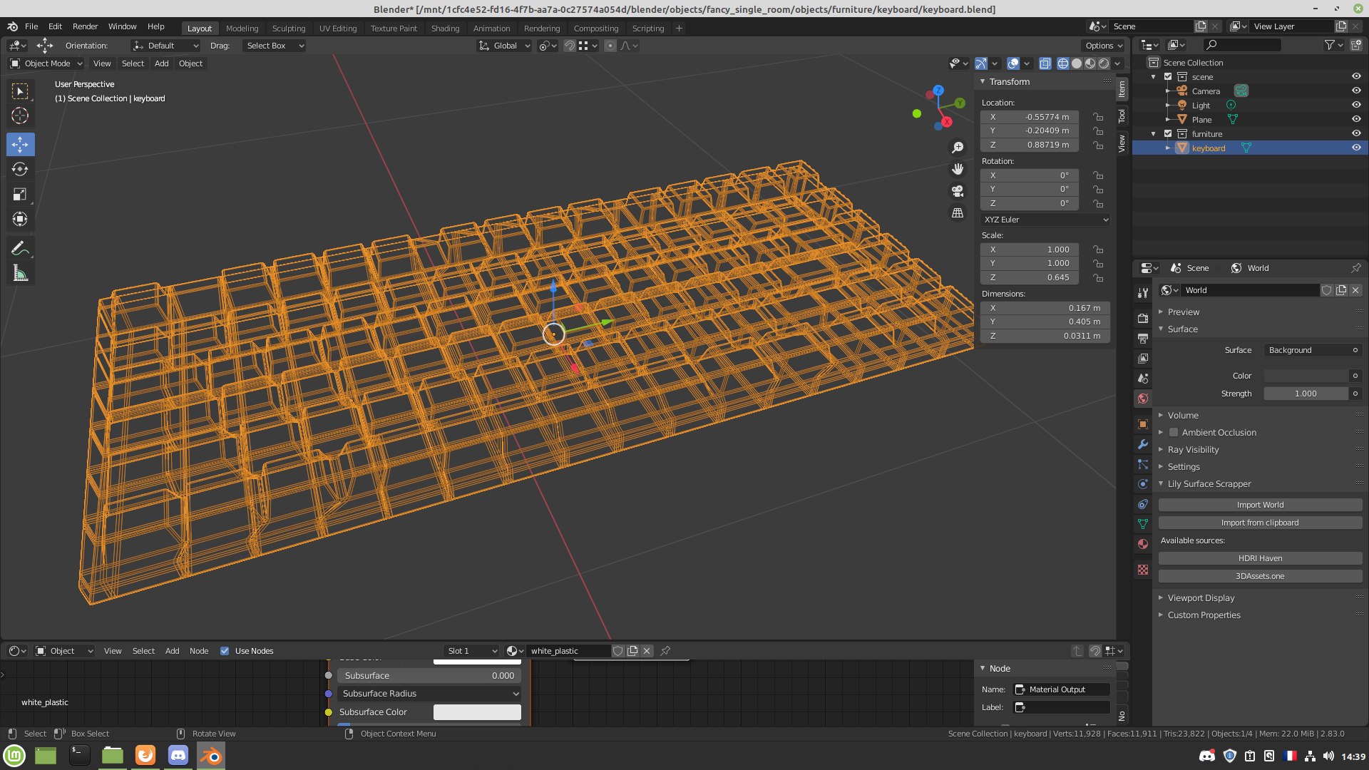 3D Keyboard - TurboSquid 1827003