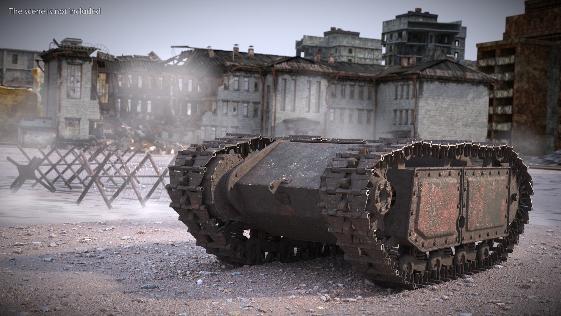 Rusted Tracked Demolition Robot Abandoned 3D Model - TurboSquid 2481918