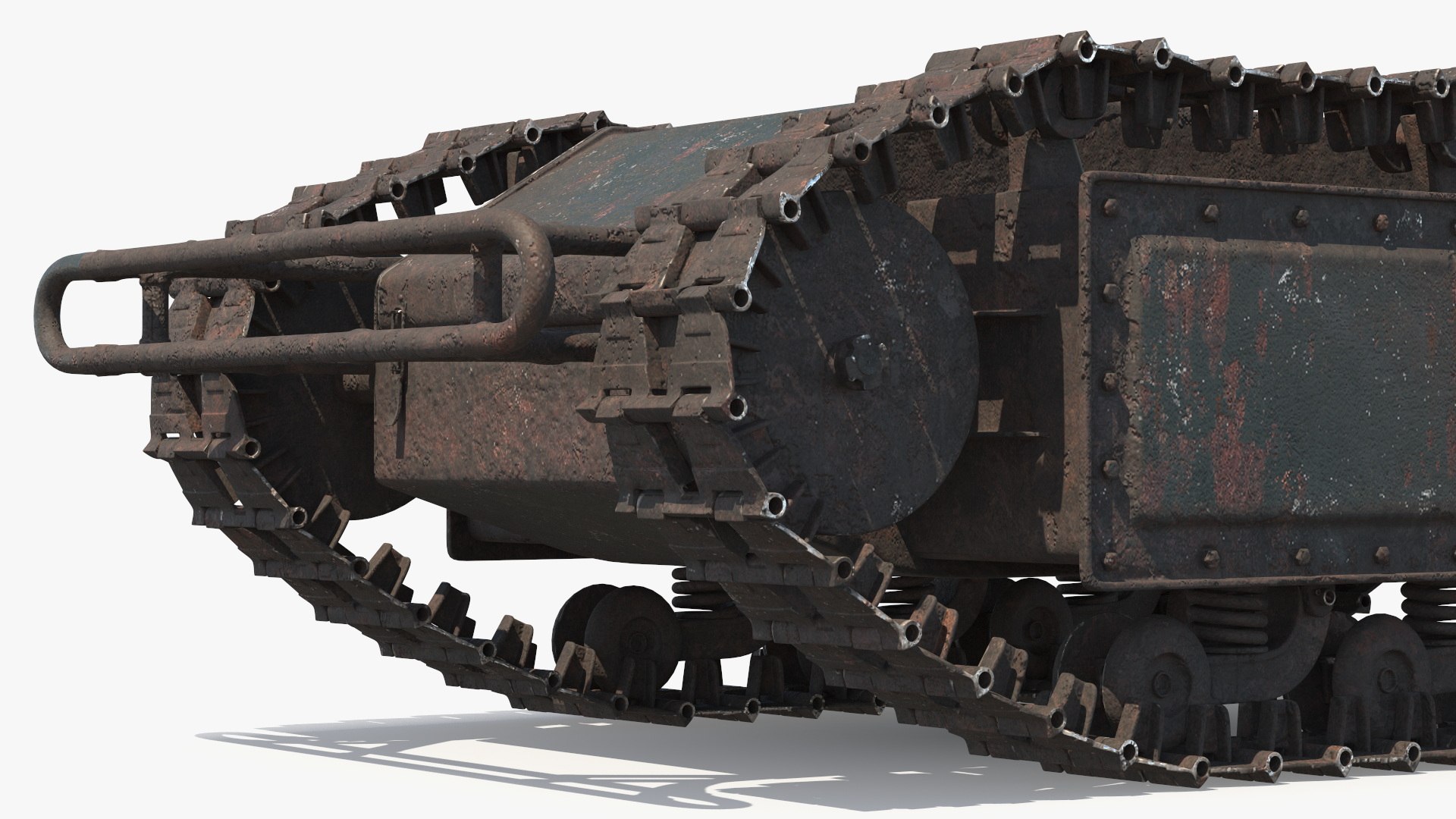 Rusted Tracked Demolition Robot Abandoned 3D Model - TurboSquid 2481918