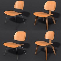 EAMES Ply Wood Chair Set