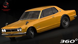 3ds max nissan skyline 2000 gt-r