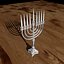 silver menorah 3ds