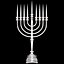 silver menorah 3ds