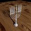 silver menorah 3ds