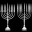 silver menorah 3ds