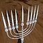 silver menorah 3ds