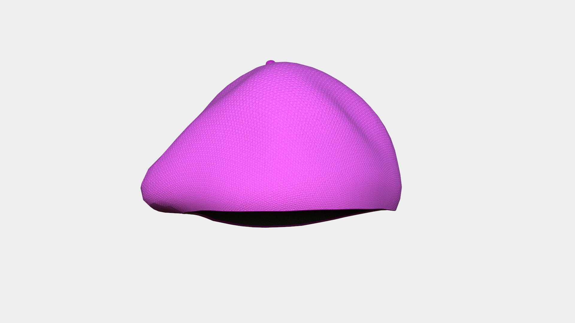 Female Beret Hat 05 Pink Character Fashion Design Model TurboSquid