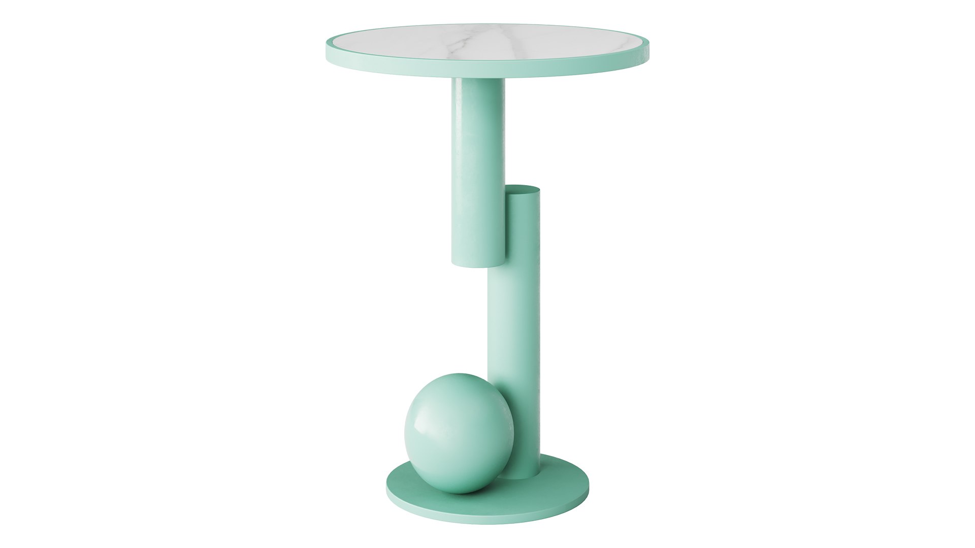 3D Model Simple Round Side Table - TurboSquid 2231761