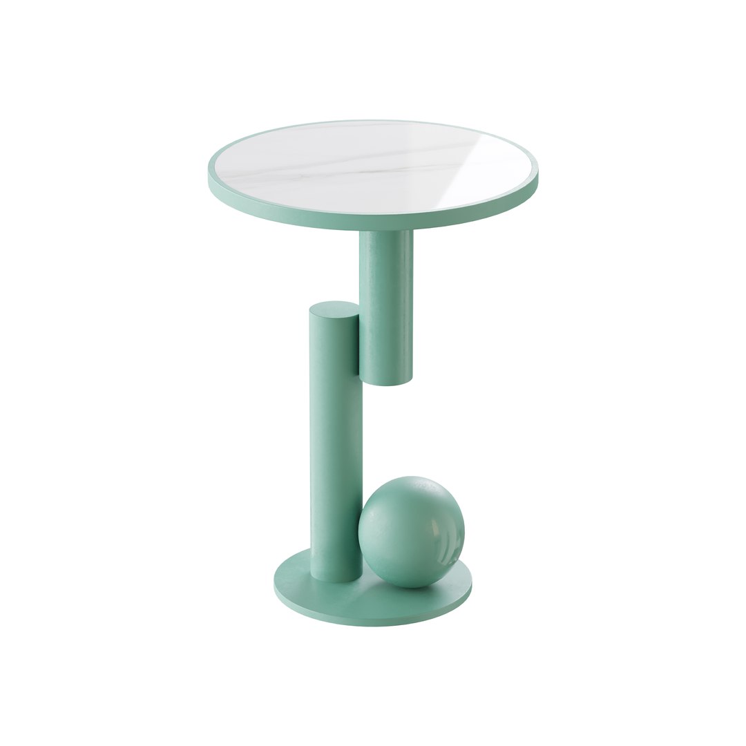 3D Model Simple Round Side Table - TurboSquid 2231761