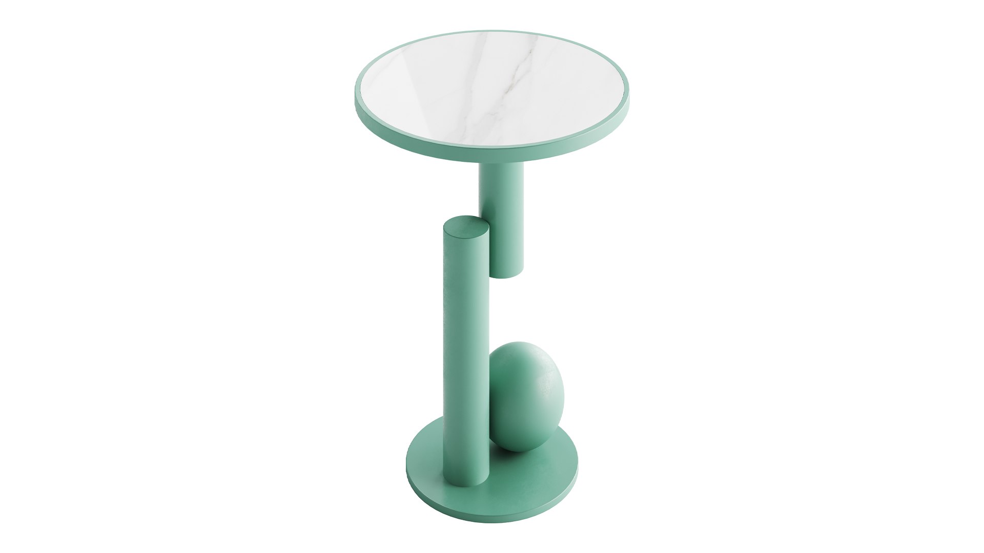 3D Model Simple Round Side Table - TurboSquid 2231761