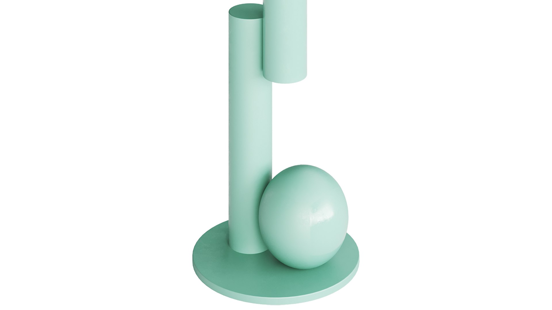 3D Model Simple Round Side Table - TurboSquid 2231761