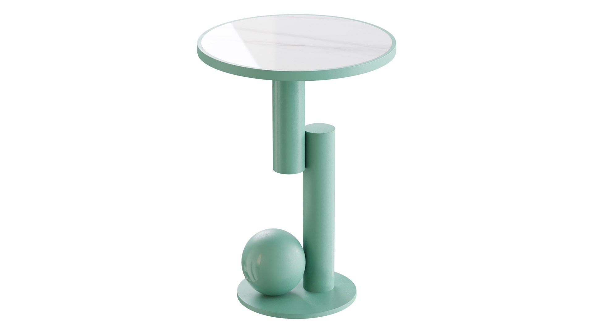 3D Model Simple Round Side Table - TurboSquid 2231761