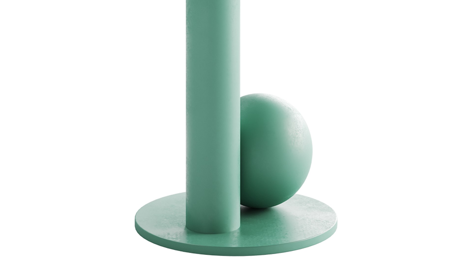 3D Model Simple Round Side Table - TurboSquid 2231761