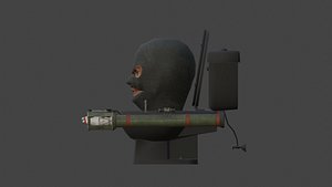 Skibidi toilet x toilet man 3D model