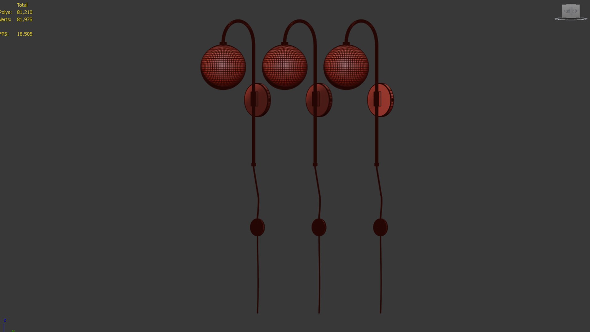 3D MIDCENTURY GLOBE ADJUSTABLE ARM WALL SCONCE TurboSquid 1905098