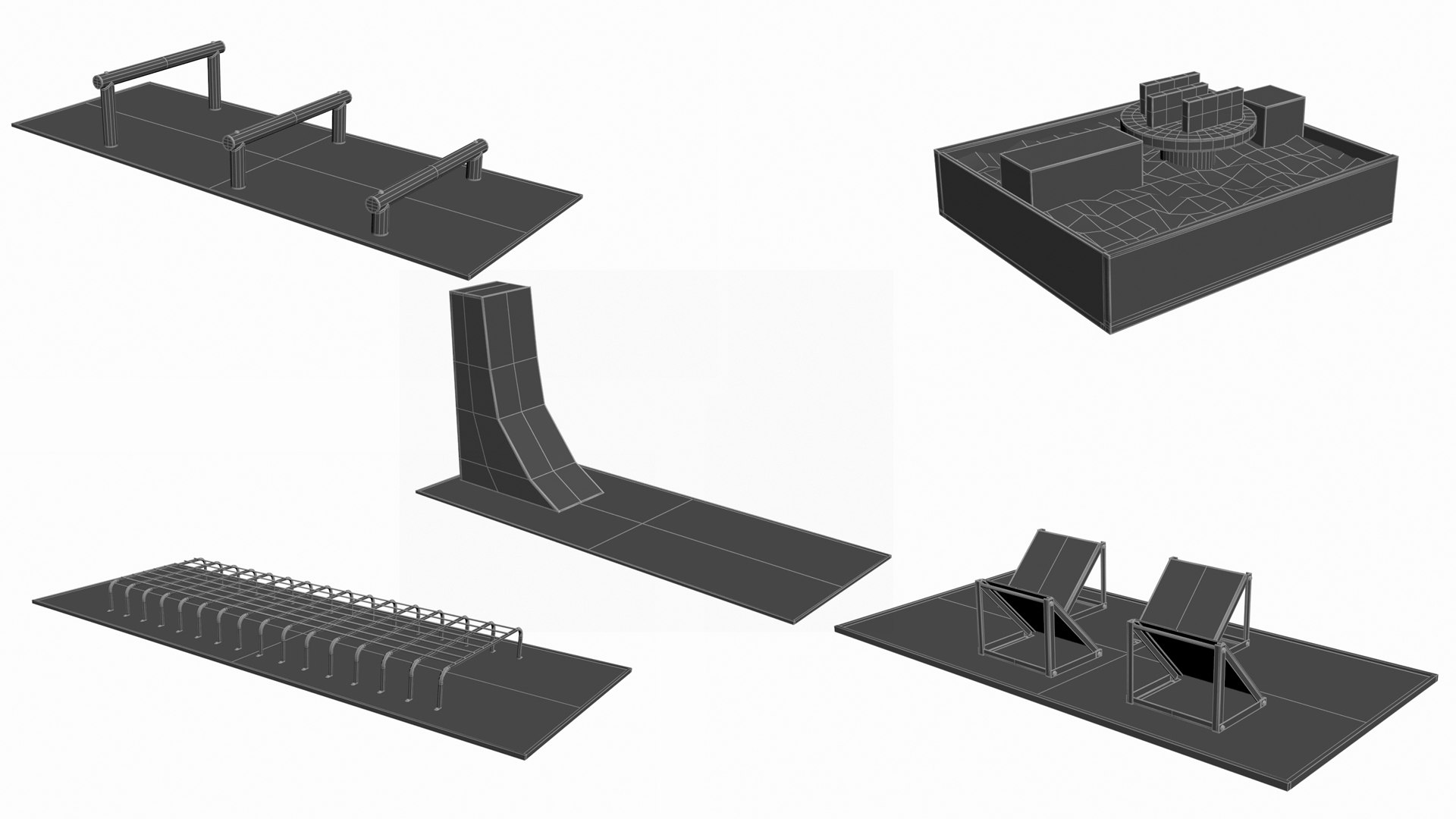 Obstacles Course Collection model https://p.turbosquid.com/ts-thumb/Pe/CiF8M9/i8/sanstitre3/jpg/1627316157/1920x1080/fit_q87/9f47d1b88b52dc03458169568cd307a65050344e/sanstitre3.jpg