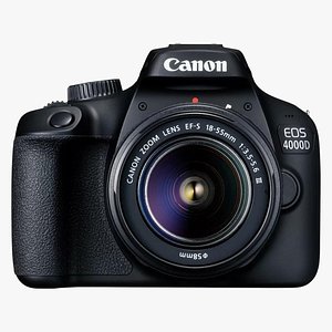 Canon EOS 4000D DSLR Camera and EF-S 18-55 mm