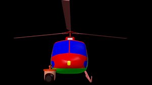 AS350-HELICOPTER 3D model