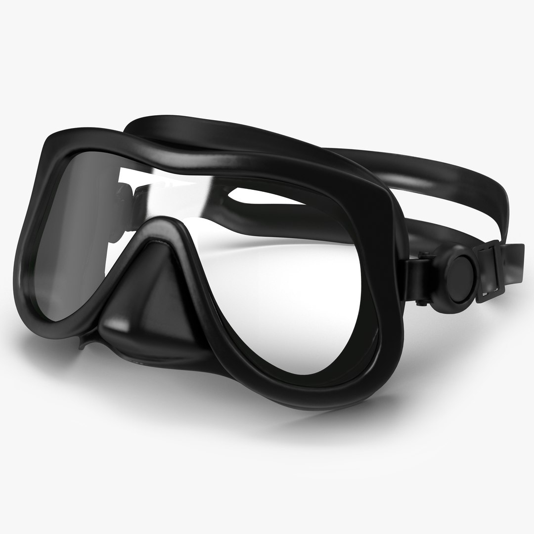 Scuba Mask 4 3D Model 3D model preview