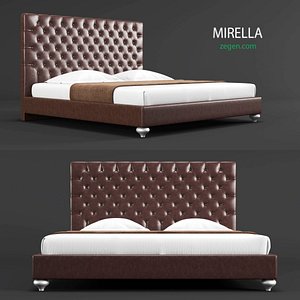 bed mirella 3d model