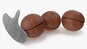 Cut Macadamia Nuts with Iron Opener