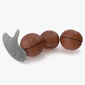 Cut Macadamia Nuts with Iron Opener