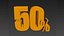 50 percent