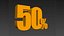 50 percent