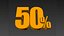 50 percent