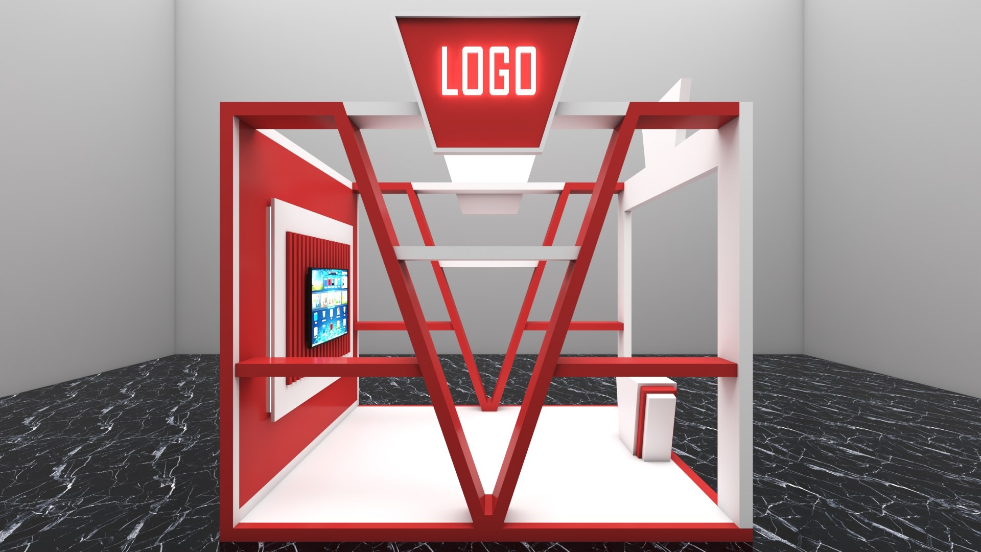 Modern Exhibition Booth and Trade Show Stall 3D model https://p.turbosquid.com/ts-thumb/Pe/OzDk9C/Wz/expostall7cam5/jpg/1791642351/1920x1080/fit_q87/827a4de71aef82b10d3680c945b58f228684e5b7/expostall7cam5.jpg