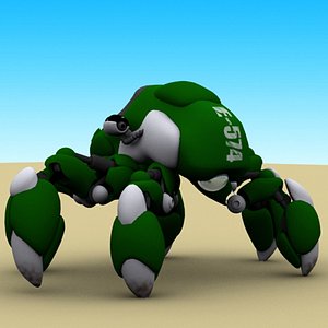 3d model spider mechanical
