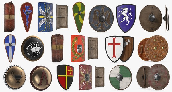 3D medieval shields - TurboSquid 1210110