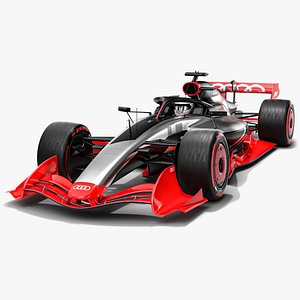 3D model Formula 1 2026 F1 Audi Livery Concept