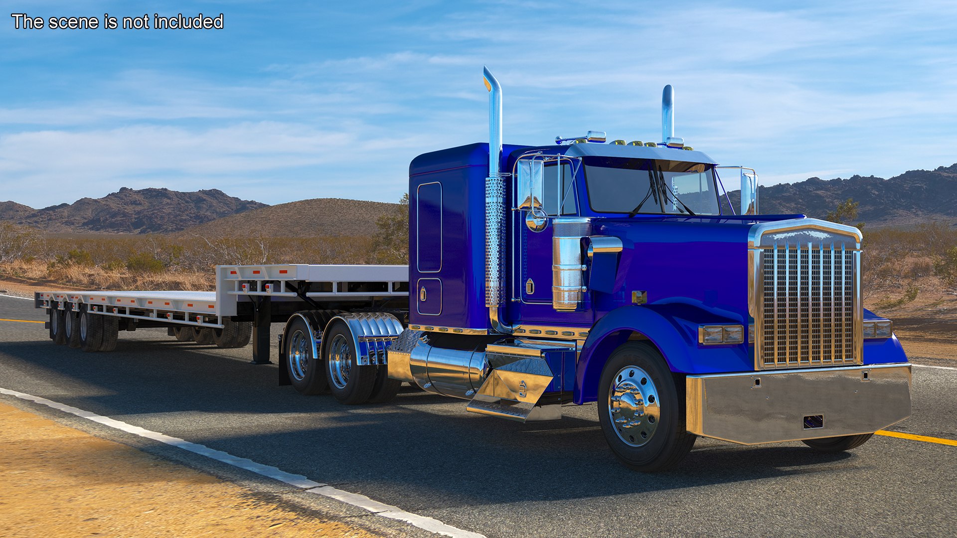 Semi Truck with Flatbed Trailer 3D model https://p.turbosquid.com/ts-thumb/Pe/SJb6t2/iq/semitruckwithflatbedtrailervray3dmodel004/jpg/1713289438/1920x1080/fit_q87/699e5b4f7b7abe6e52ce3be4a8f893887c7ab939/semitruckwithflatbedtrailervray3dmodel004.jpg