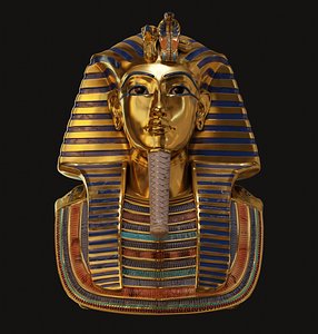 Tutankhamun Low-poly 3D model