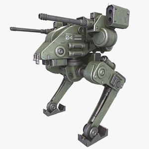 3D Battle mech model