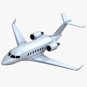 Bombardier Challenger 605 Generic White