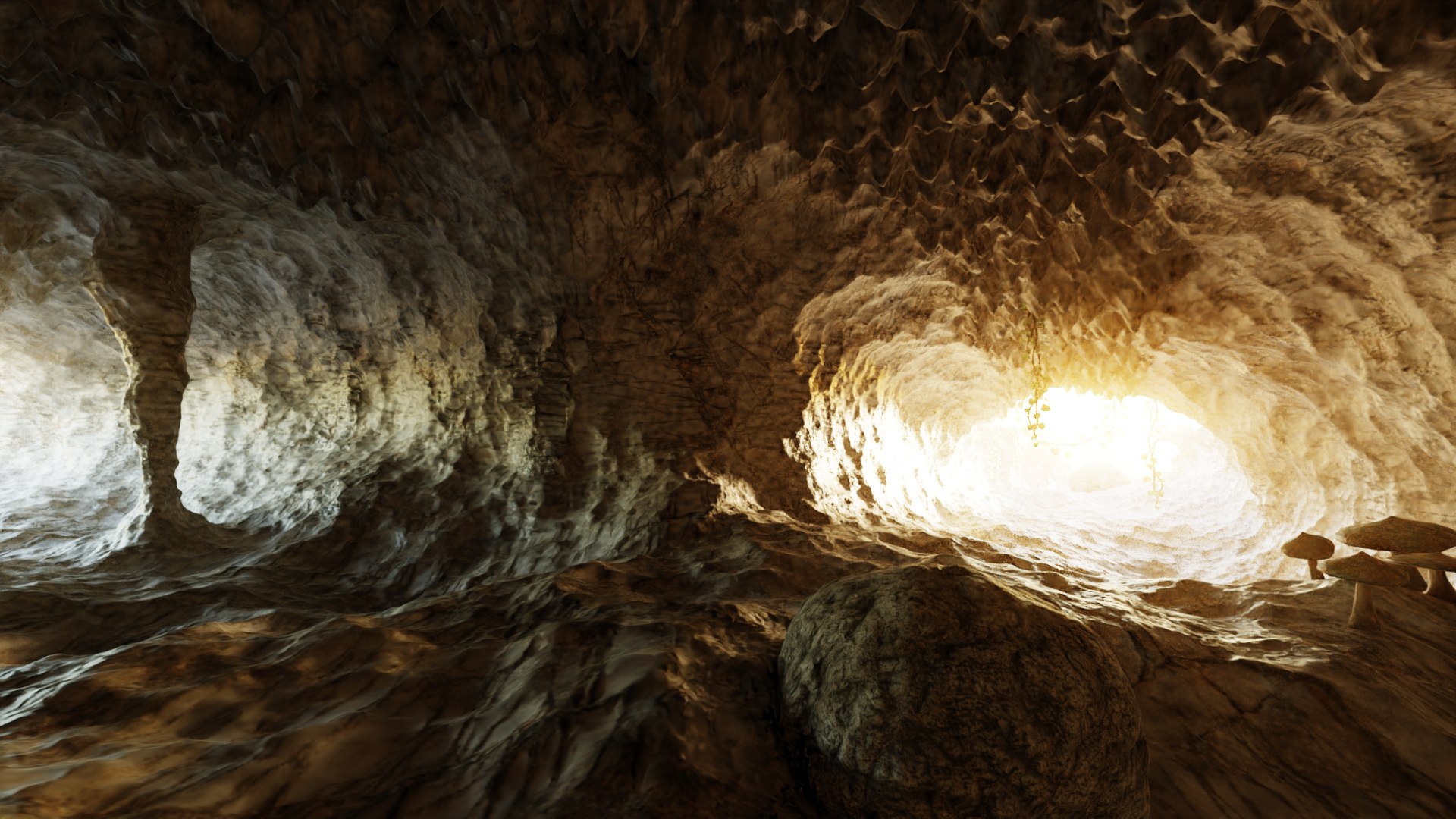 Cave Rocks 3D Model - TurboSquid 1700123
