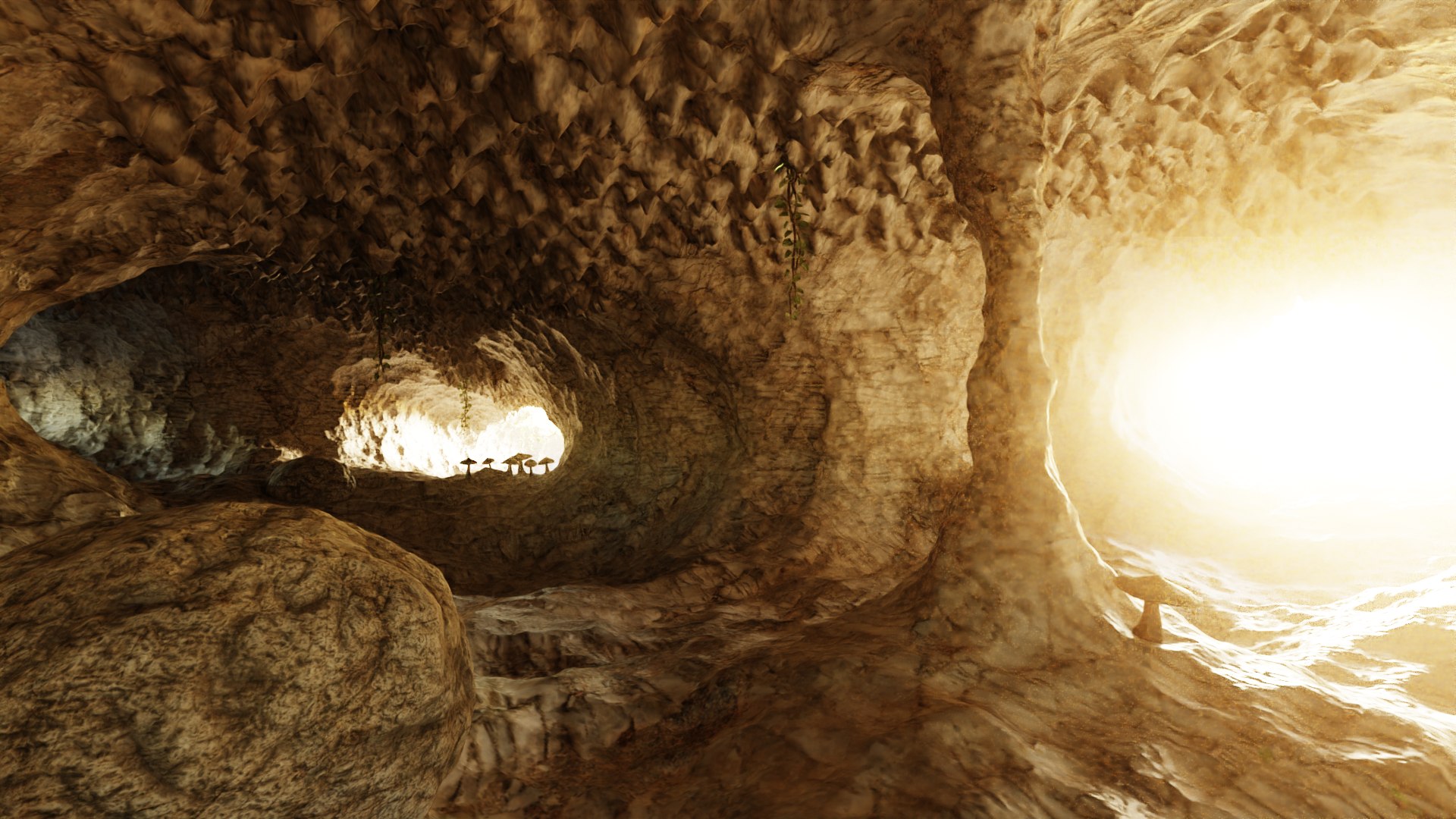 Cave Rocks 3D Model - TurboSquid 1700123