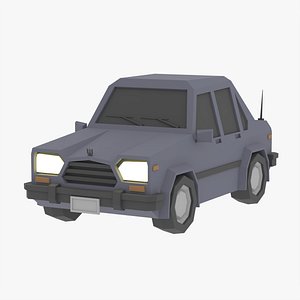 Low poly Car 19 3D model