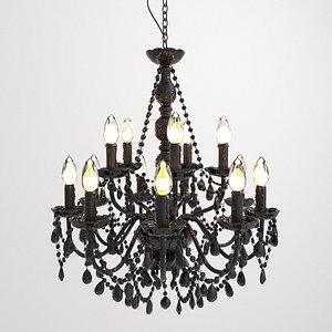 Hanging lamp Gioiello Crystal
