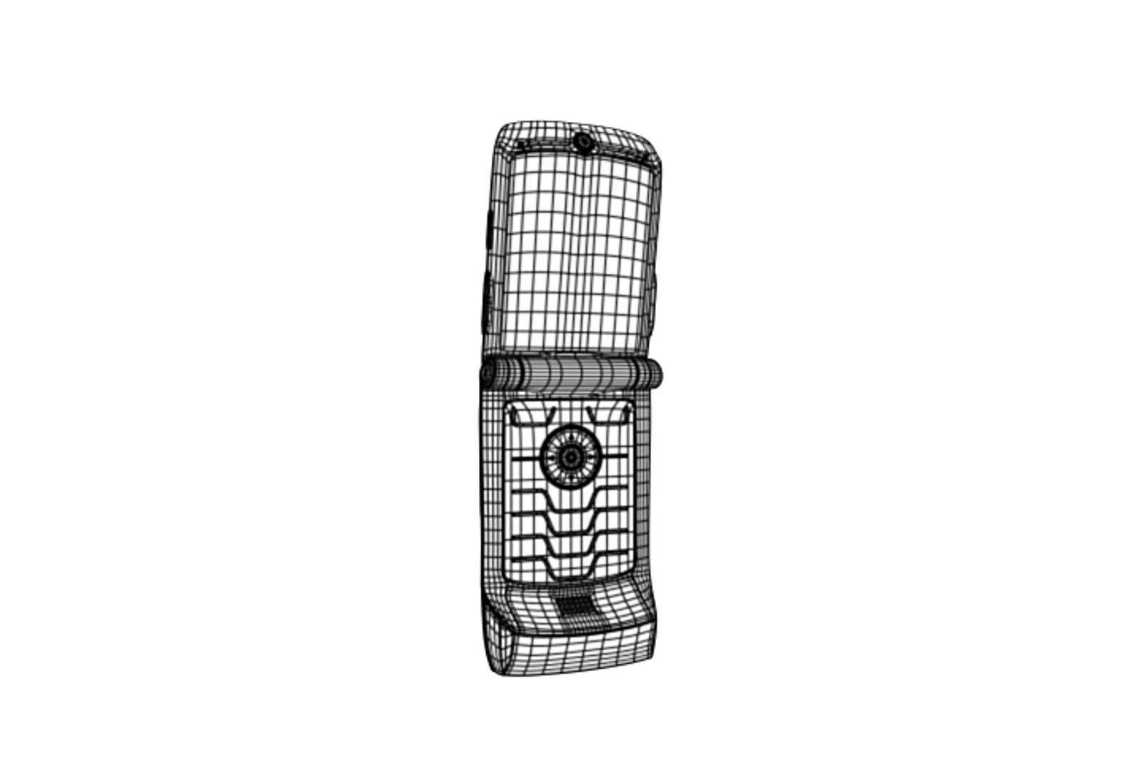 Motorola Razor Phone 3d Obj