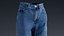 3D realistic women s jeans model