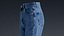 3D realistic women s jeans model