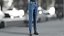 3D realistic women s jeans model