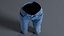 3D realistic women s jeans model