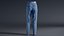 3D realistic women s jeans model