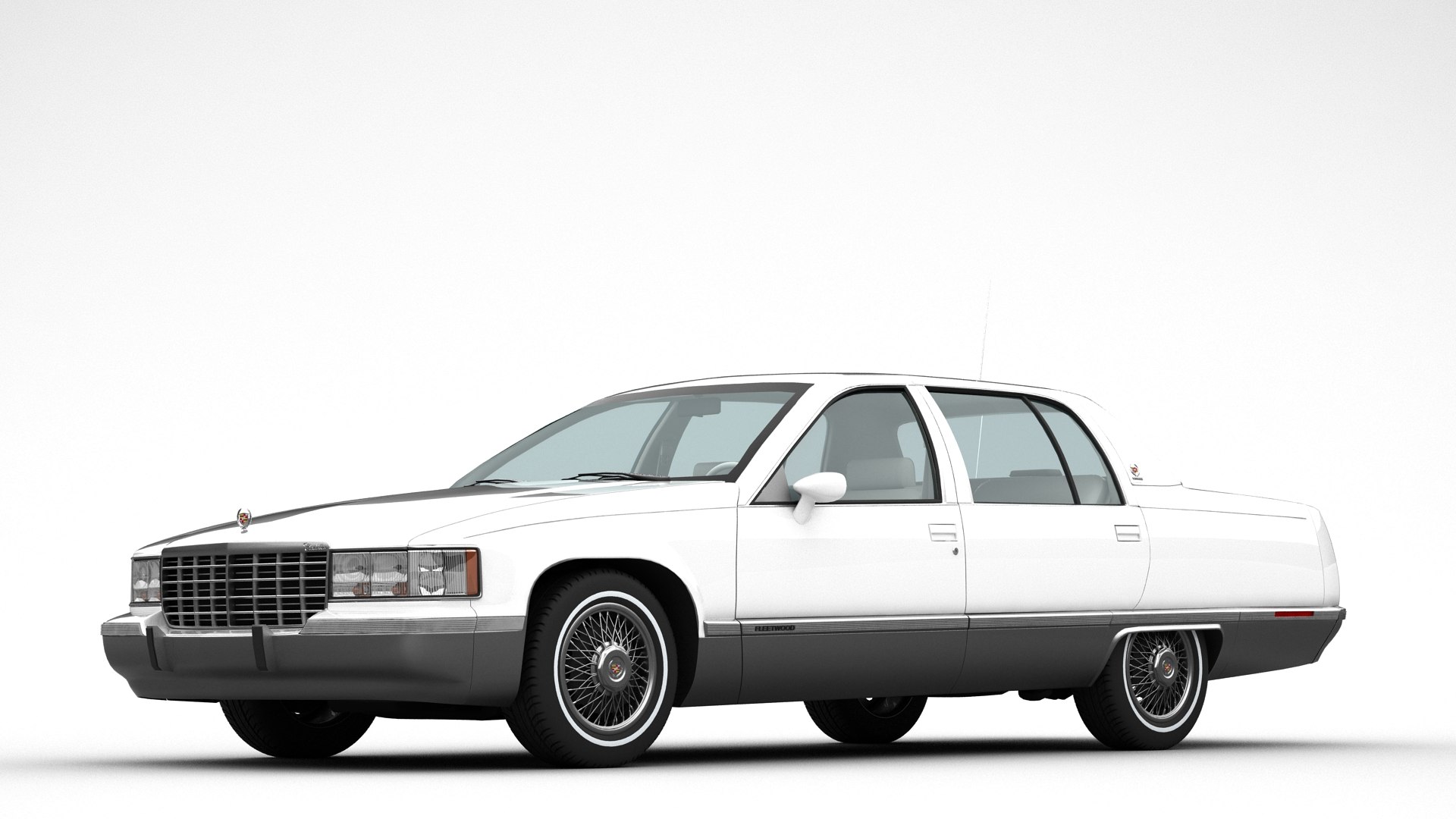 3D Cadillac Fleetwood Brougham 1994 - TurboSquid 2010710
