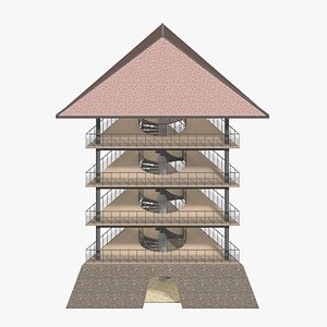 3D model Tropical pavilion 26A80
