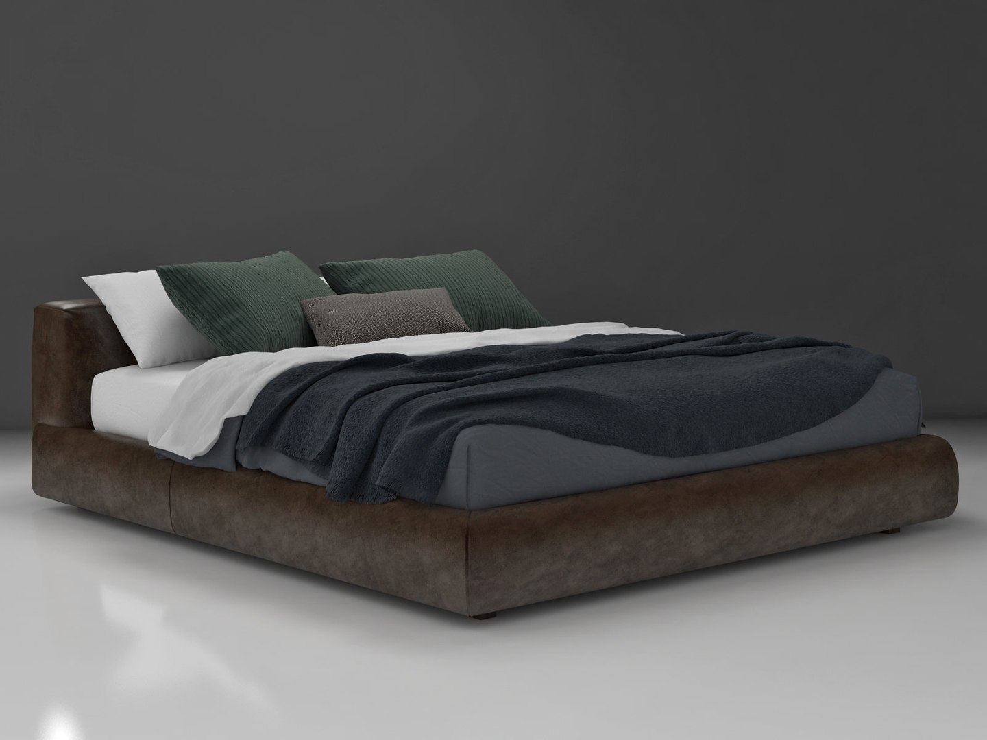 Bolton bed 01 3D model TurboSquid 1175490